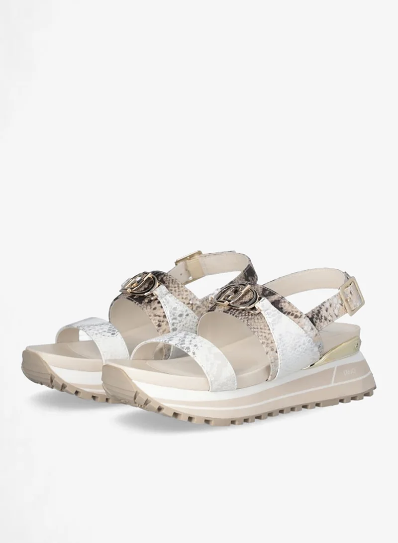 Liu Jo Sandals with python print