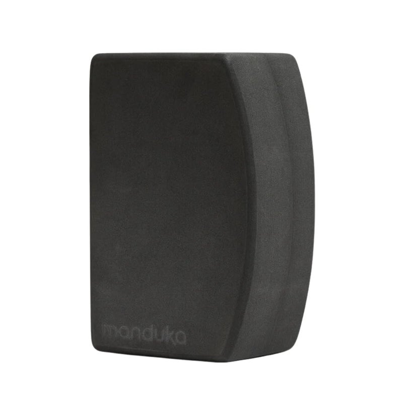 Manduka Yoga Recycled Foam Block - Yoga Prop and Accessory, Comfortable Edges, Lightweight, Firm, Non Slip Recycled Foam, Thunder Grey, 9" x 6" x 4"(22.5 x 15 x 10 cm) - Image 1