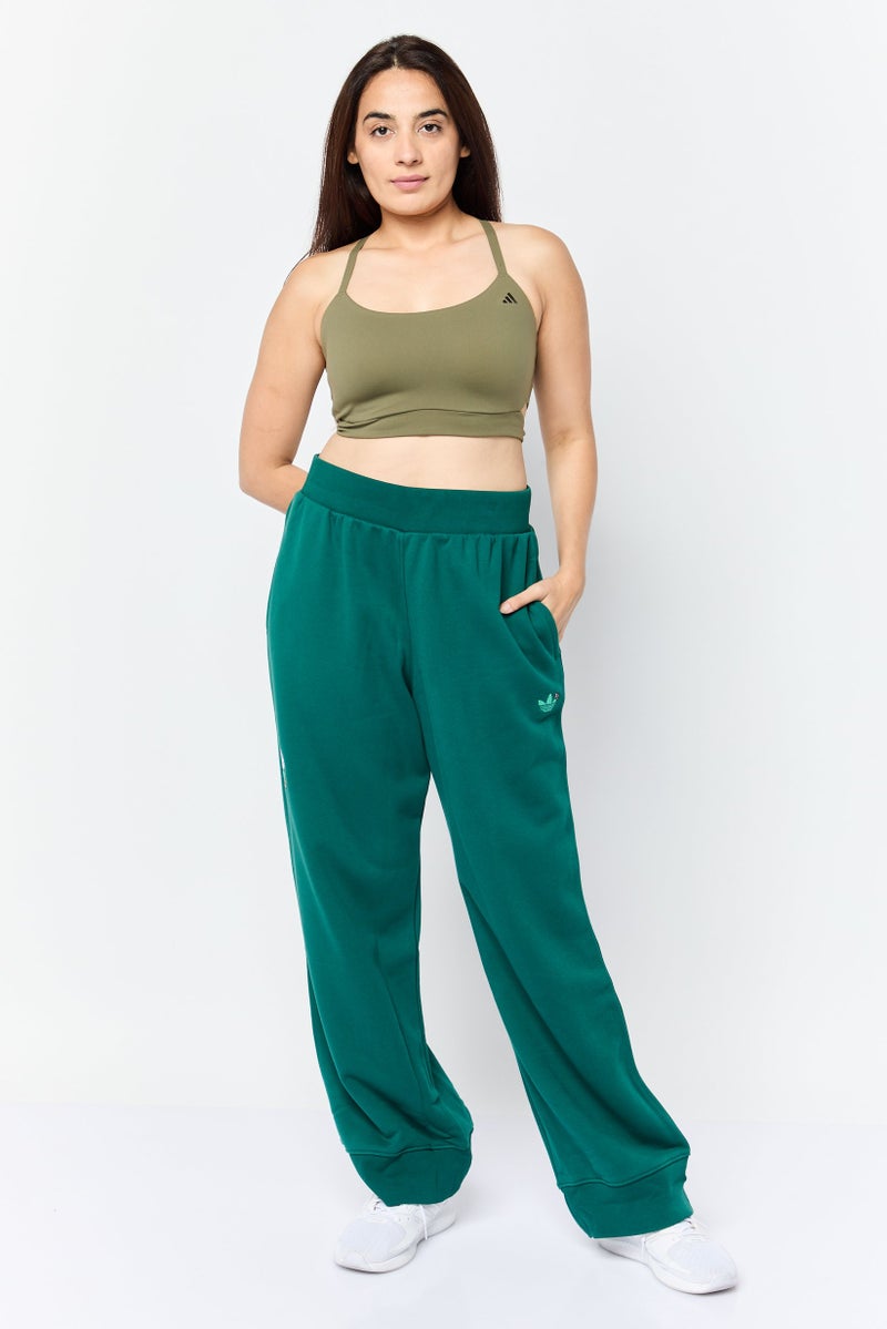 Women Sportswear Fit Outdoor Sweatpants, Green