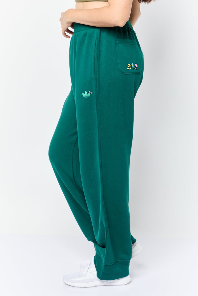 Women Sportswear Fit Outdoor Sweatpants, Green