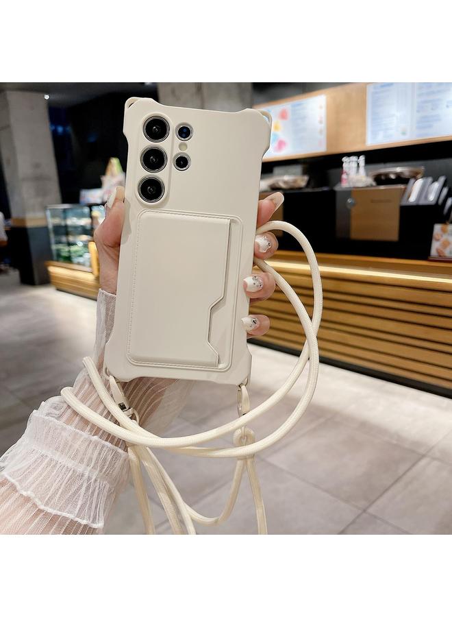 اس-توب جراب لهاتف Samsung Galaxy S22 Ultra 5G، جراب بطاقة من مادة TPU السائلة، جراب هاتف مقاوم للصدمات بأربع زوايا - Image 1