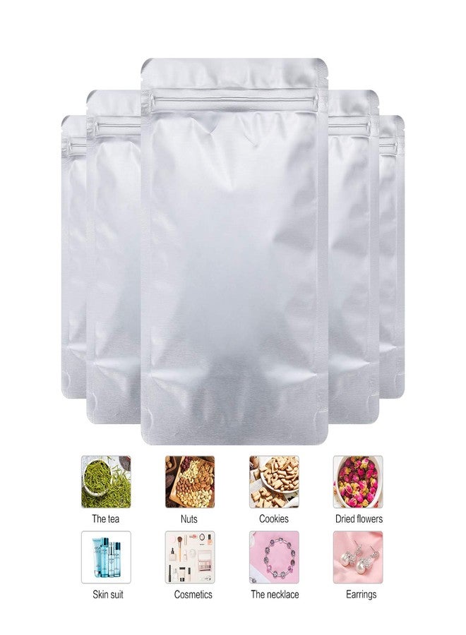 LZLPACKING 100 Pieces resealable Mylar Bags with Clear Front Window,Smell Proof Edible Packaging,Stand up Pouches Bags for Food Storage(5×8 Inch/12.7 x 20.3cm) - Image 5