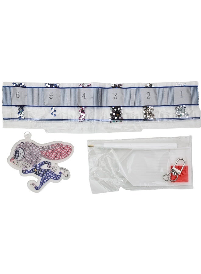 Disney Zootopia Judy Diamond Painting Key Chain Kit | Make Your Own Keychain |Art & Craft for Kids & Adult | Age 6+ - Image 3
