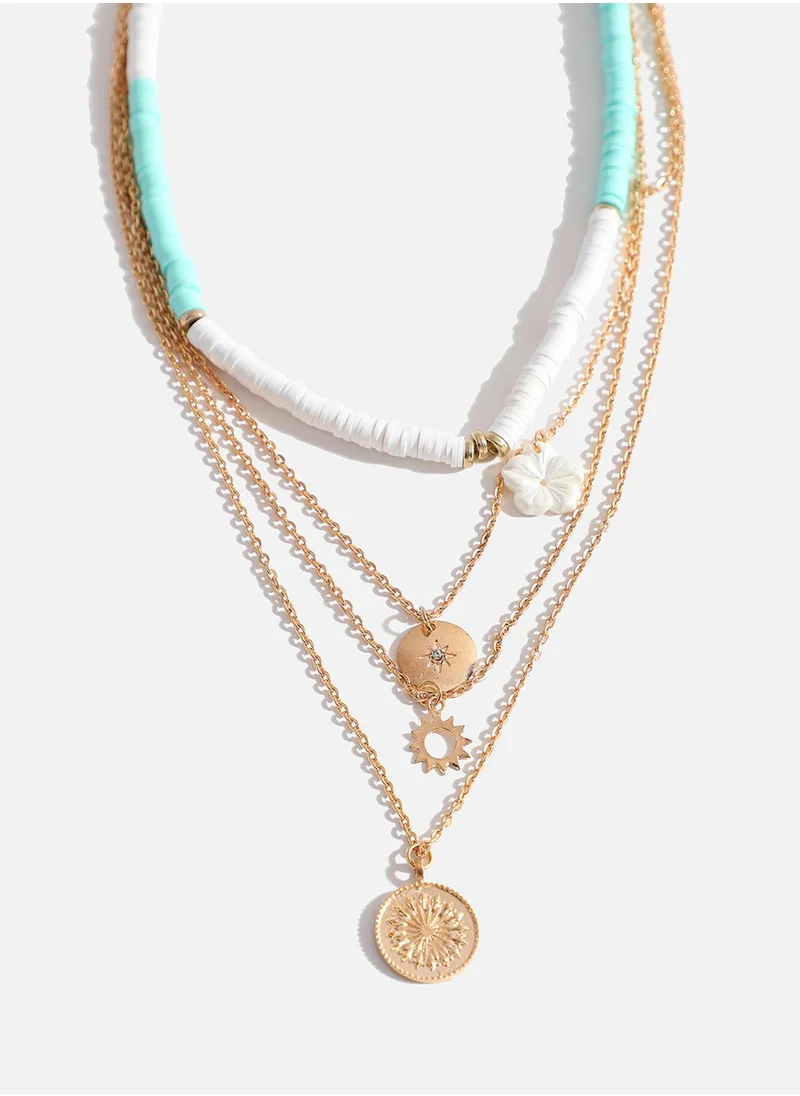 SOHI Casual Multi-Layer Necklace