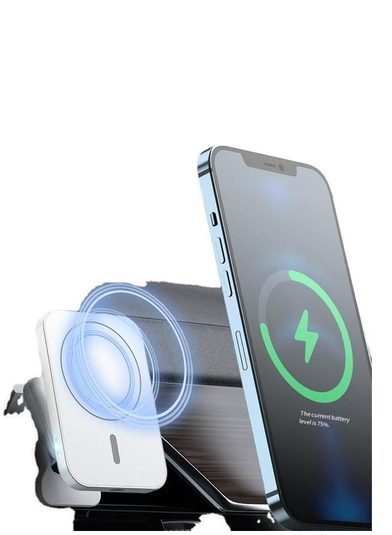 general Black Wireless Charger Wireless Charging Base High Color Value for Apple Watch/AirPods Pro/iPhone Samsung S20/S10  Wireless Fast Charging Station, Charging Stand Portable for Other Phones - Image 1