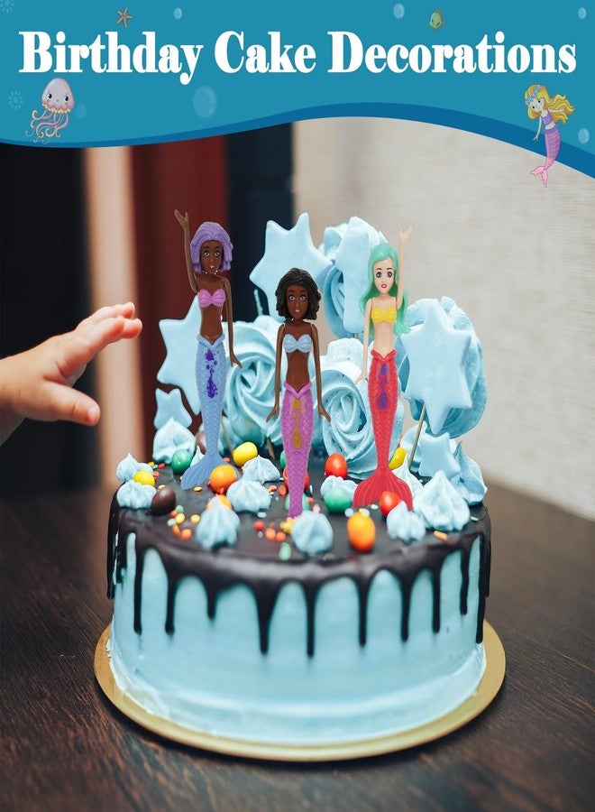 HEYTIMI 10 Pack Dive Mermaids Underwater Diving Pool Toys Mermaids Bath Toys Sinking Toys Swimming Pool Games for Toddlers Kids Girls Ages 3-12 (Black & White) - Image 3