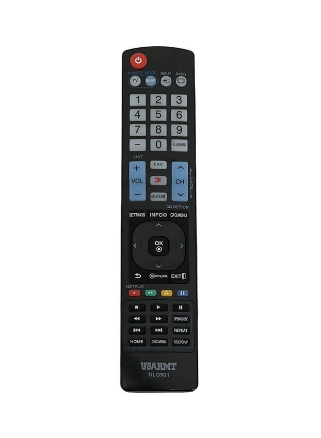 NIBEMINENT Remote Control For Lg Tv Blu-Ray Dvd Player Black - Image 1