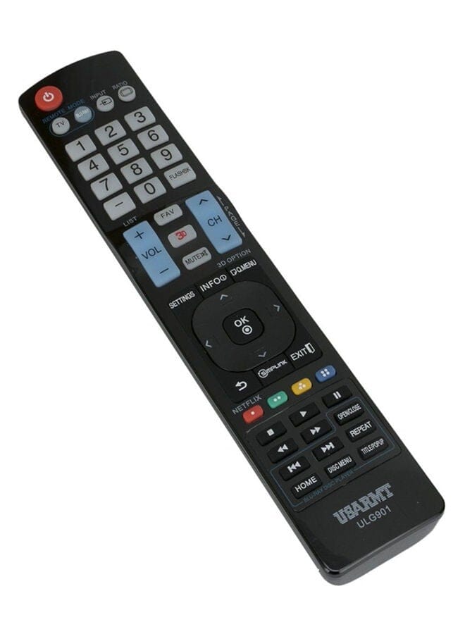 NIBEMINENT Remote Control For Lg Tv Blu-Ray Dvd Player Black - Image 2