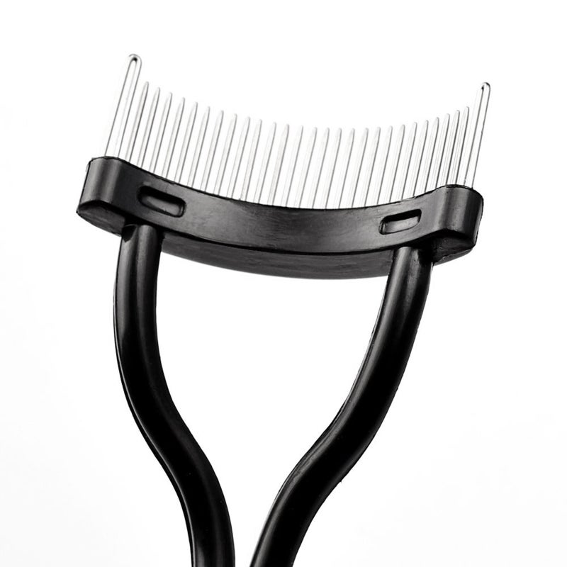 Eyelash Comb Brush Curler Mascara Applicator Stainless Steel Pins ABS Handle Cosmetic Makeup Tools - Image 4