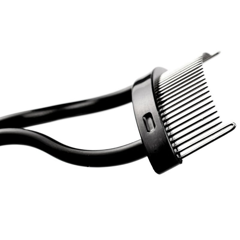 Eyelash Comb Brush Curler Mascara Applicator Stainless Steel Pins ABS Handle Cosmetic Makeup Tools - Image 5