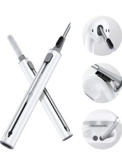 ELTRAZONE ELTRAZONE Cleaner Kit for Airpods Pro 1 2 Multi-Function Cleaning Pen Soft Brush for Bluetooth Earphones Case, Wireless Earphones, Wireless Earbuds Cleaning Tools for Huawei Samsung MI Earbuds-White 