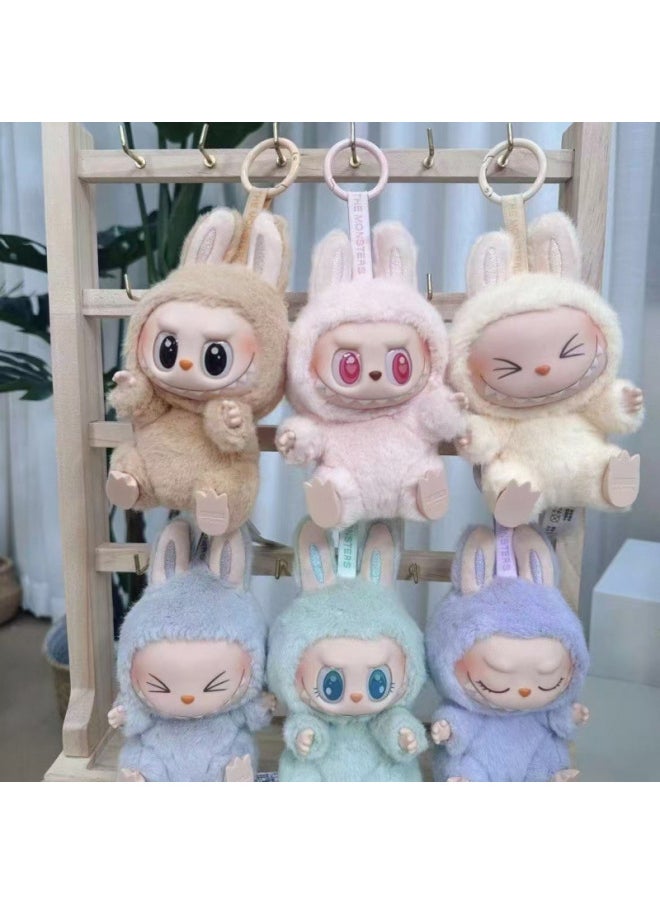 null - POPMART Bubble Mart LABUBU Labubu Heart Macaron Vinyl Face Sit Party الجيل الثاني صندوق أعمى - المواصفات: ❤ مجموعة من 6 ألوان بالإضافة إلى مخفي - Image 1
