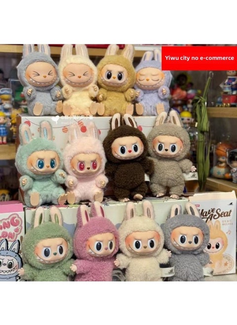 POPMART Bubble Mart LABUBU Labubu Heart Macaron Vinyl Face Sit Party الجيل الثاني صندوق أعمى - المواصفات: ❤ مجموعة من 6 ألوان بالإضافة إلى مخفي