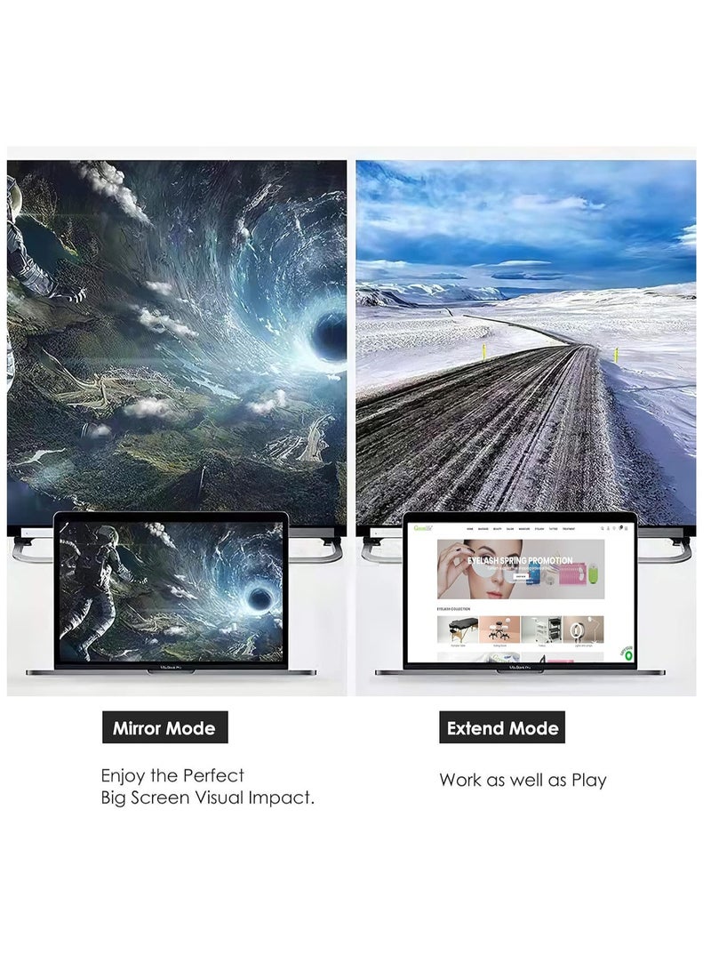 DisplayPort to HDMI Adapter (2-Pack) – 4K DP to HDMI Converter, DisplayPort 1.4V, Nickel-Plated, Compatible with Desktop, Laptop, Projector & HDTV (Black & Silver) - Image 5