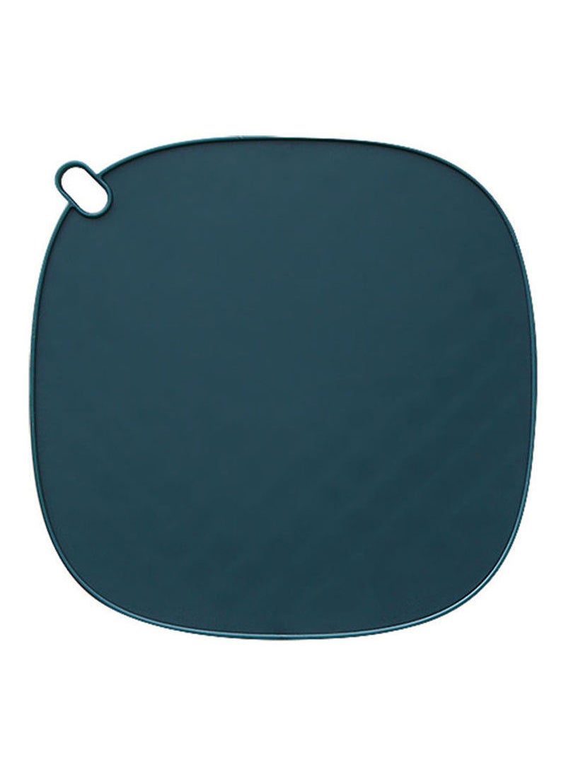 NIBEMINENT TPR Thickened Anti-Scalding Heat Insulation Pad Dark Blue 16x0.5x16cm  - Image 1
