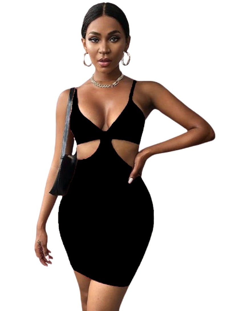 Cut Out Waist Cami Bodycon Dress for women's  - Image 1