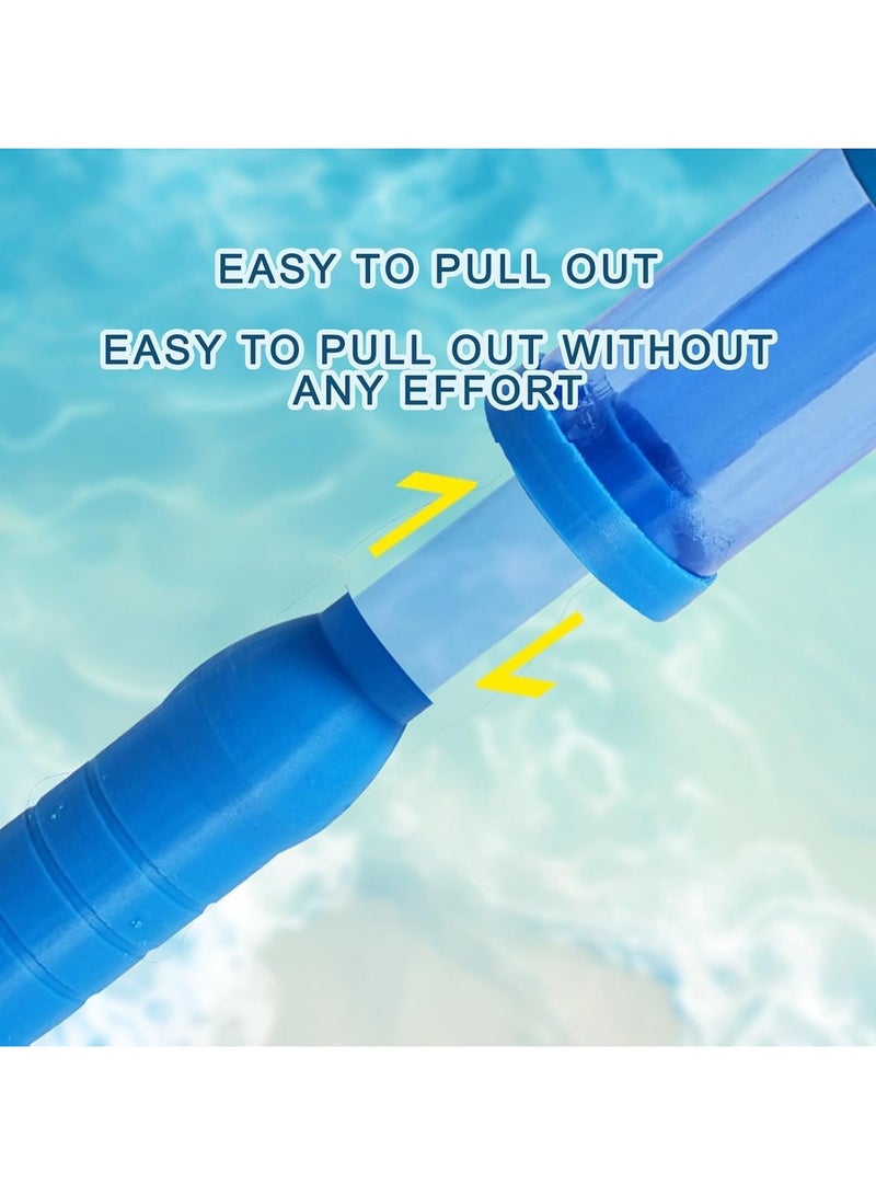 VUCATIN 2PCS Water Fireworks Toys Firework Water Gun Toy Splash Spray Squirt Water Toy Gun Outdoor Water Spray Sprinkler Push Water Gun Water Play Sprinkler Outdoor Activities Pool Game (Purple Blue) - Image 4