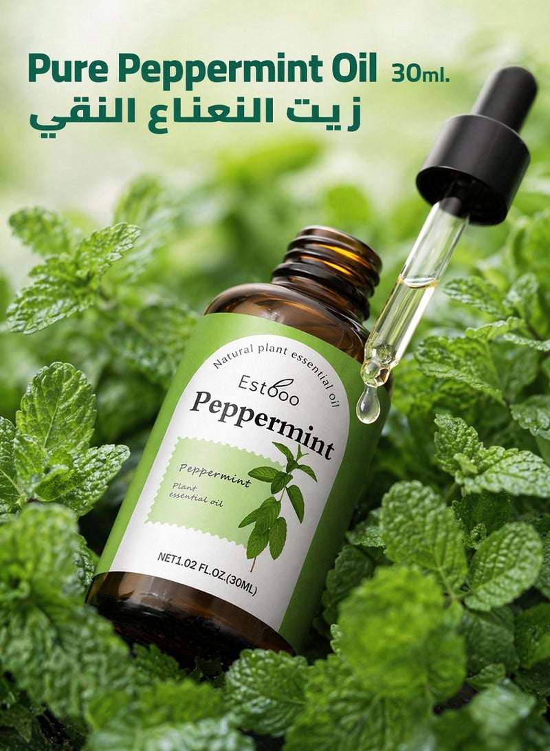 إستو زيت النعناع الفلفلي العطري 30 مل – زيت عطري مُقطر طبيعيًا برائحة نعناع منعشة وباردة لأجواء نظيفة ومنعشة - Image 2