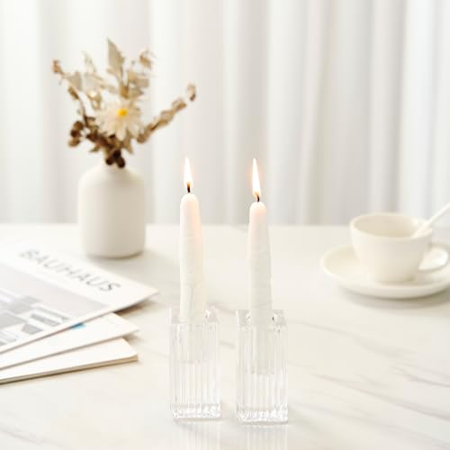 Rite Lite Shabbat Candles - 12 Pieces - Packaged in a Beautiful Box with an Artistic card (White) - Image 3