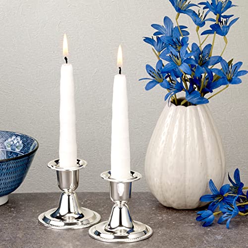 Rite Lite Shabbat Candles - 12 Pieces - Packaged in a Beautiful Box with an Artistic card (White) - Image 5