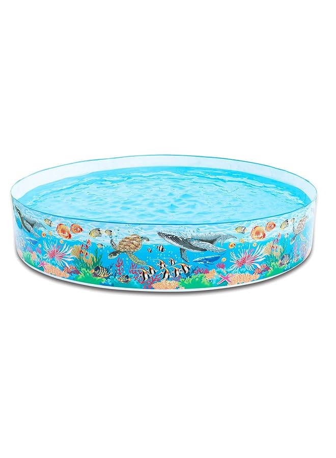 INTEX Coral Reef 8Ft Snapset Paddling Pool