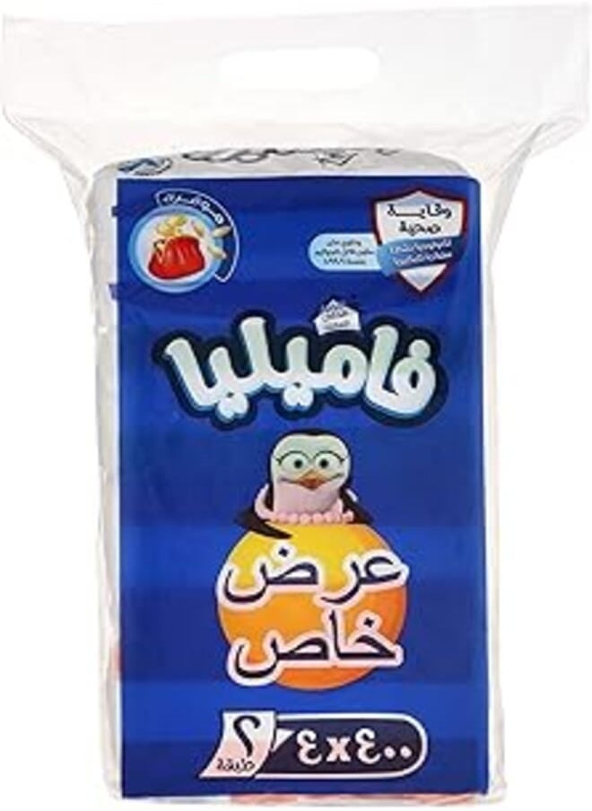 Familia Familia Facial Tissue - PE MultiPack - 2 Ply - 400 X 4 