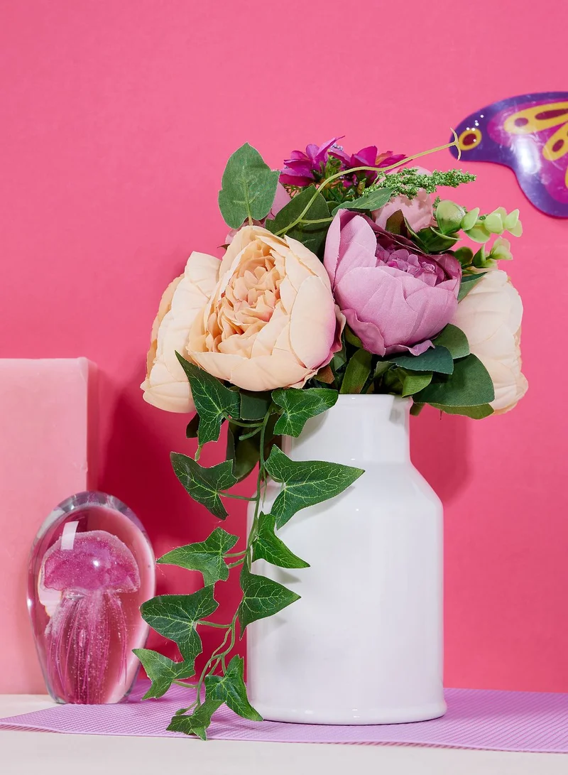 AURORA Flowers In Ceramic Vase - Mail Order Packaging