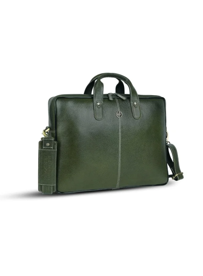 HAMMONDS FLYCATCHER Leather Office Bag for Men - 15.6 Inch Laptop Bag for Men, Professional Leather Bag for Men - Adjustable Straps and Multiple Compartments