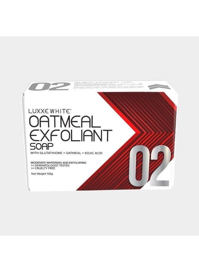 Luxxe White Oatmeal Exfoliant  Soap 135g