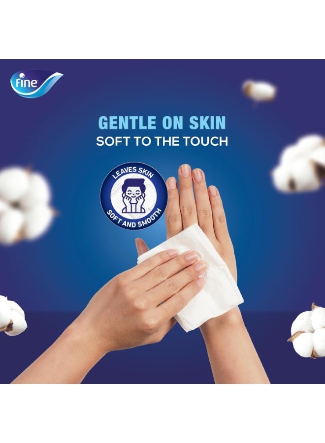 Fine Fluffy Facial Tissue, 40 Soft packs of 200 sheets x 2 Ply - Image 3