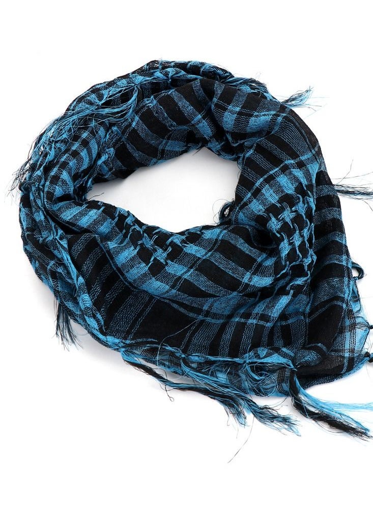 Loquat - Wind-Proof And Sand-Proof Warm Scarf Hole blue - Image 1