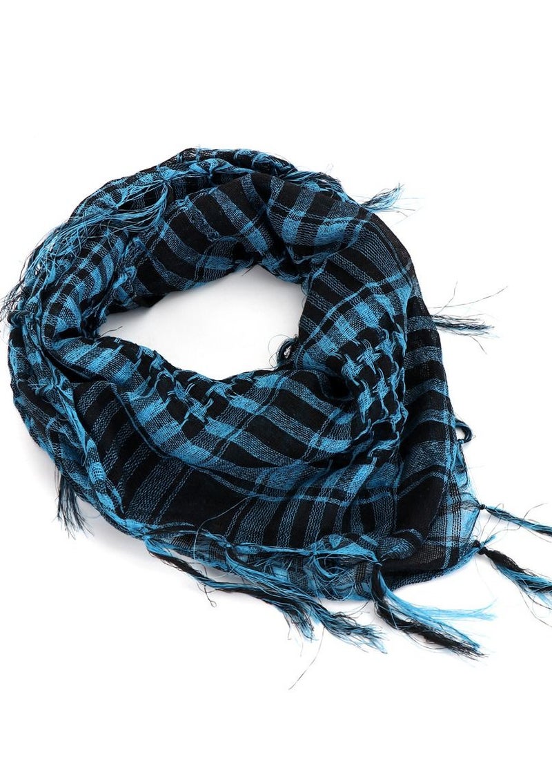 Loquat - Wind-Proof And Sand-Proof Warm Scarf Hole blue - Image 1