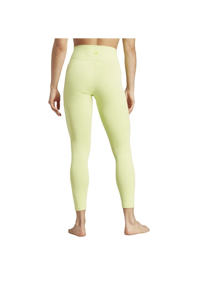 Adidas Adidas Yoga Luxe S 7/8 Green Training Tights For Women Xs  - Image 4
