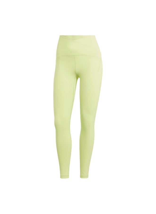 Adidas Adidas Yoga Luxe S 7/8 Green Training Tights For Women Xs  - Image 1