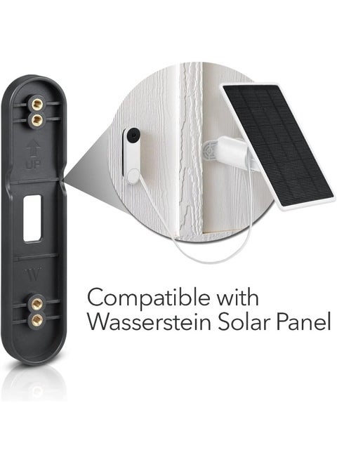 No-Drill Mount Compatible with Google Nest Doorbell (Battery) - Avoid Drilling and Protect Your Walls