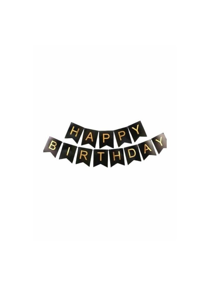 Promass Happy Birthday Bunting Party Banner 8Inch