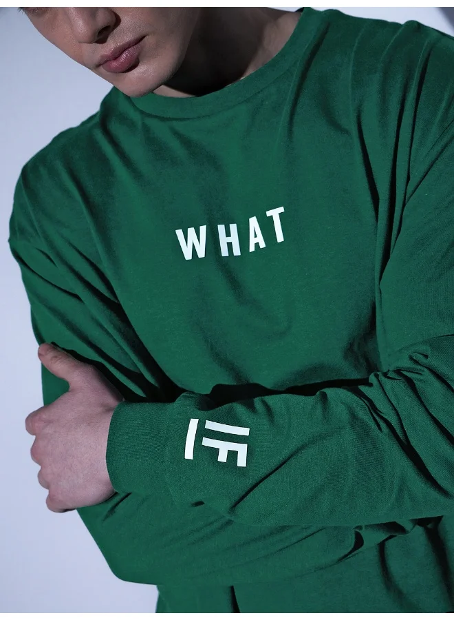 Hubberholme Men Olive Green T-Shirts - Casual Wear with a Stylish Look