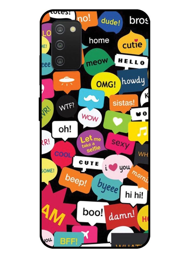 EYE CATCH Printed Protective Case Cover For Samsung Galaxy A03S -  Love Tag - Image 1