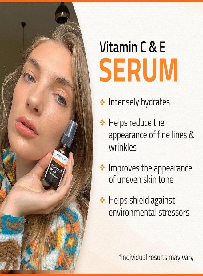 YEOUTH Vitamin C Face Serum with Hyaluronic Acid, Hydrating Vitamin C Serum for Face, Targets the Appearance of Dull Spots 2oz - Image 3