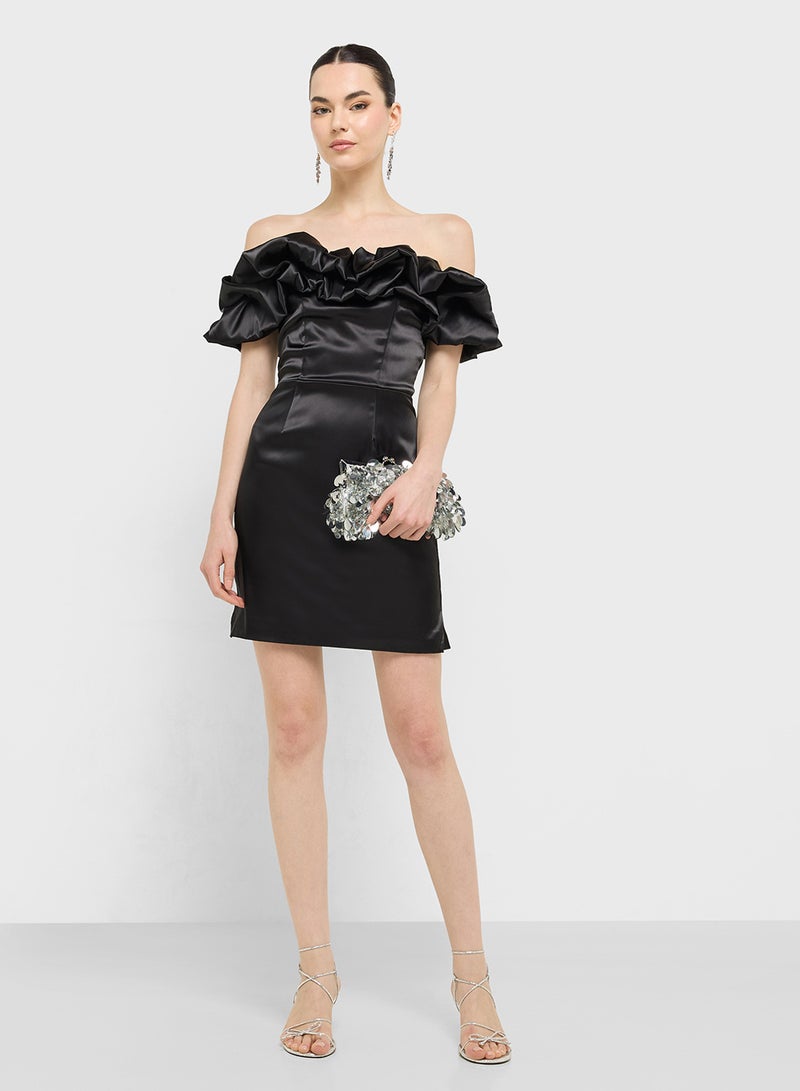 Ginger Ruffled Mini Dress - Image 1