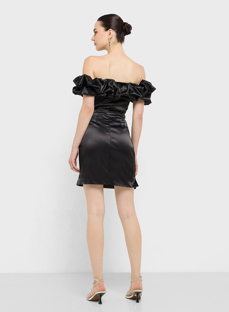 Ginger Ruffled Mini Dress - Image 2
