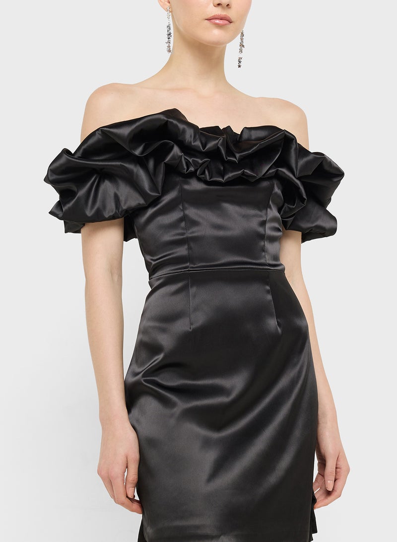Ginger Ruffled Mini Dress - Image 3