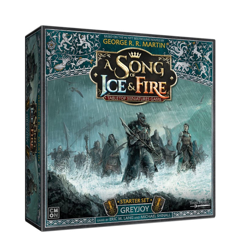 A Song of Ice and Fire Tabletop Miniatures Game House Greyjoy Starter Set Rulers of The Iron Islands Strategy Game for Adults Ages 14 2 Players 4560 Minute Playtime Made by CMON