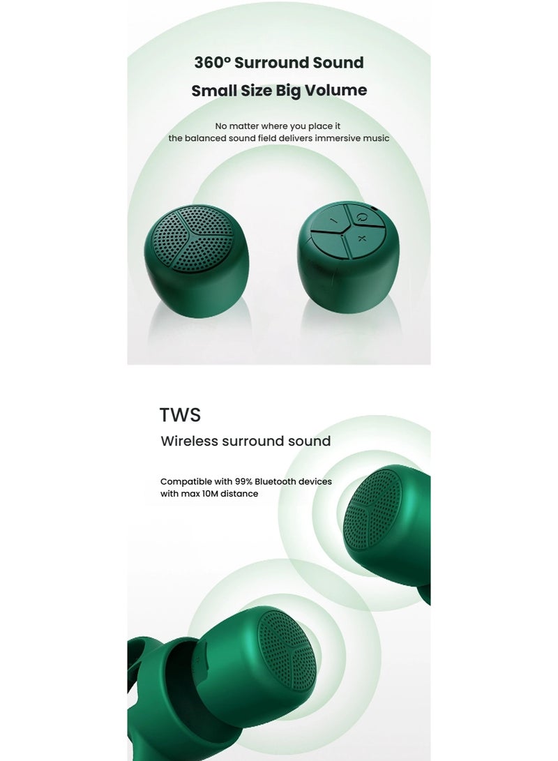 MOMOHO Wireless Bluetooth Mini Portable Waterproof Speaker Wearable with Wrist Strap Wristband, Outdoor Sports Running Cycling Hiking Wearable Water-resistant Small Speaker, IPX6 Bluetooth TF Card Waterproof Water Resistant, National Day Ramadan and other Festival - Image 4