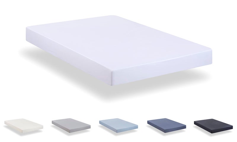 Todocama  Fitted sheet in extra soft brushed microfibre Bed 180 x 190200 cm White