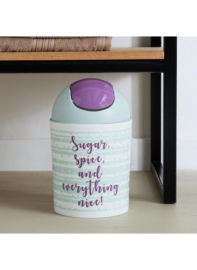 Home Box Ivy Meadows Gemini Dustbin - 19x31 cm  - Image 1