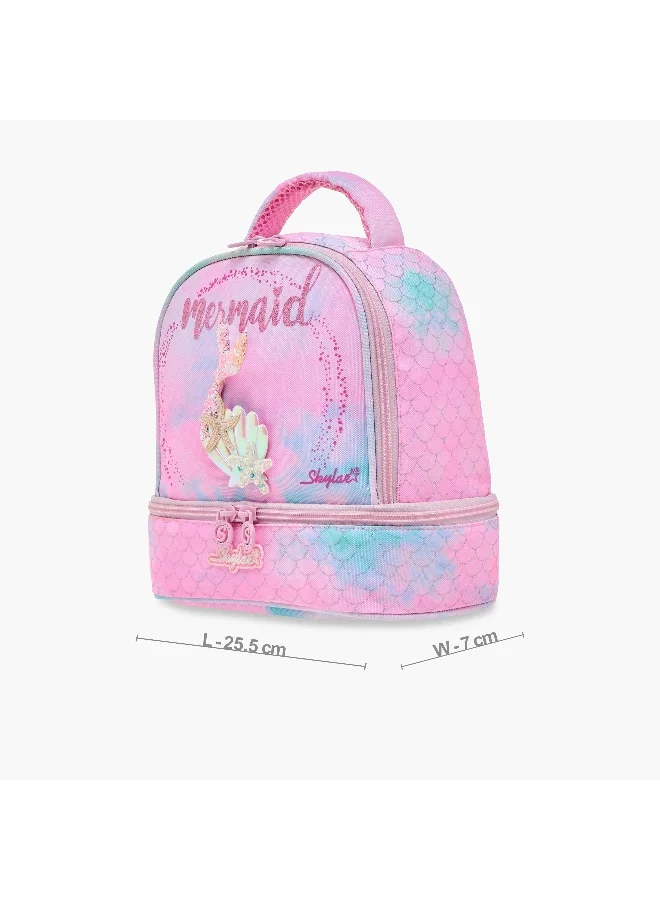 سكيلار Lunch/Cooler Bag-Mermaid Tail--1 Cmprt- (Polyester) Navy Blue \ 7X25.5