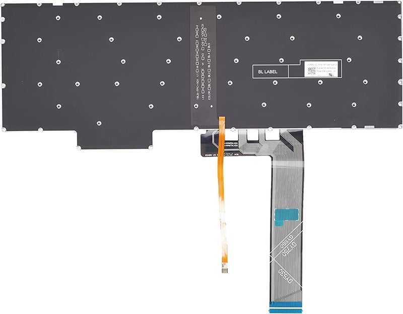 Wefly لوحة مفاتيح لابتوب متوافقة مع Lenovo Ideapad Gaming 3-15ARH05 3-15IMH05 / Legion 5-15ACH6 5-15ACH6A 5-15ACH6 5 Pro-16ACH6 Pro-16ACH6H Pro-16ITH6 تخطيط أمريكي مع إضاءة خلفية - Image 4