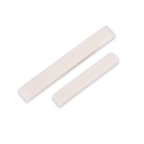VGEBY Bone Nut for Ukulele, Ukulele Bridge Saddle Guitar Bone String Saddle and Nut for 4 String Ukuleles Musical Instrument Repair Parts - Image 1