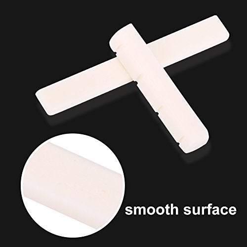 VGEBY Bone Nut for Ukulele, Ukulele Bridge Saddle Guitar Bone String Saddle and Nut for 4 String Ukuleles Musical Instrument Repair Parts - Image 5